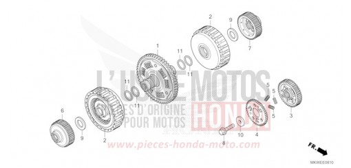 CLUTCH (NC750XD) NC750XDS de 2025